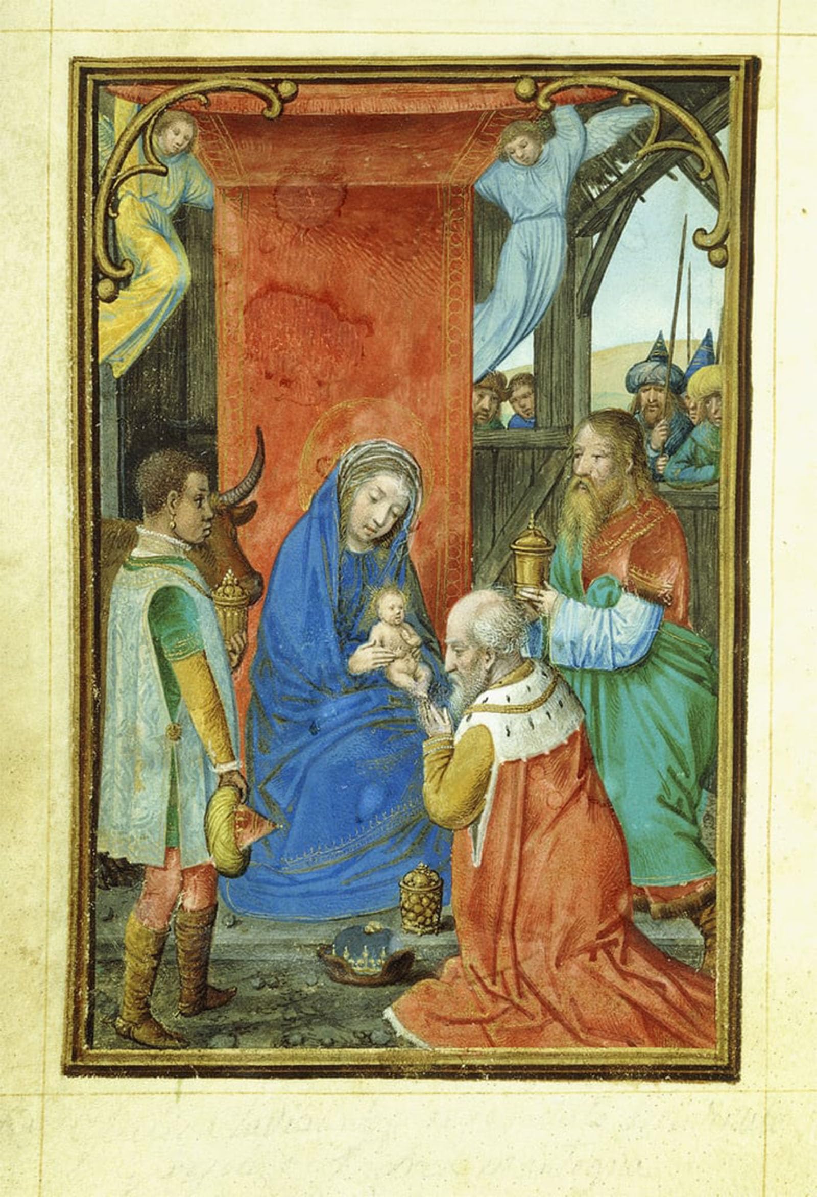 ARTXLXXBN Famous Painting Canvas Artwork Graffiti Print Adoration of the Magi by Simon Bening Portrait Canvas Image for Home Decor 60x90cm
