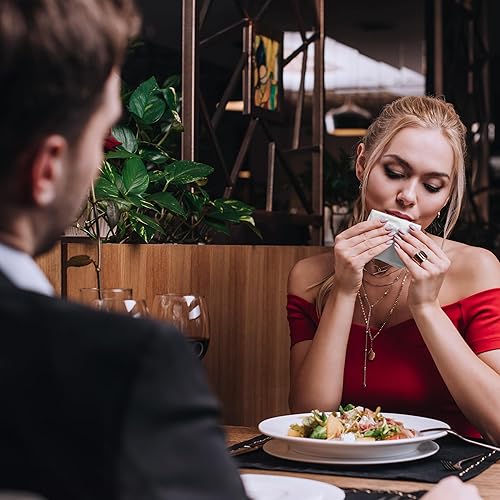 Miniatura 9 de CKE - Paquete de 24 servilletas de tela lavables y reutilizables con vainica, servilletas de mesa para cena, almuerzo, restaurante, boda,