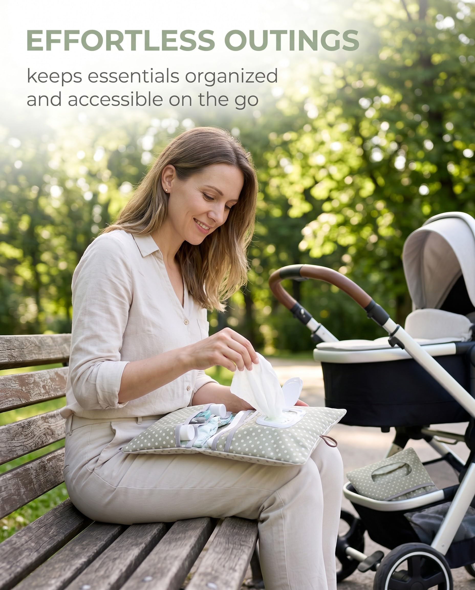 Organizador Cuna, Bolso Colgante para Cama de Bebé, Colgar Bolsas de Almacenamiento Baby Cuna, Organizador de Pañales para Bebé, Organizador Colgante para Juguetes Pañales Ropa