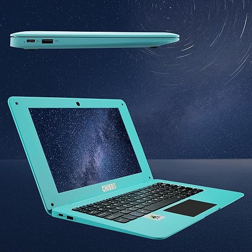Miniatura 3 de CHIBBS Computadora portátil - Computadora portátil para niños de 10.1 pulgadas alimentado por Android 12.0 - Procesador de cuatro núcleos - 2+64 GB