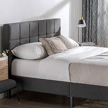 zoo529ynさま Amazon.com: ZINUS Lottie Upholstered Platform Bed Frame