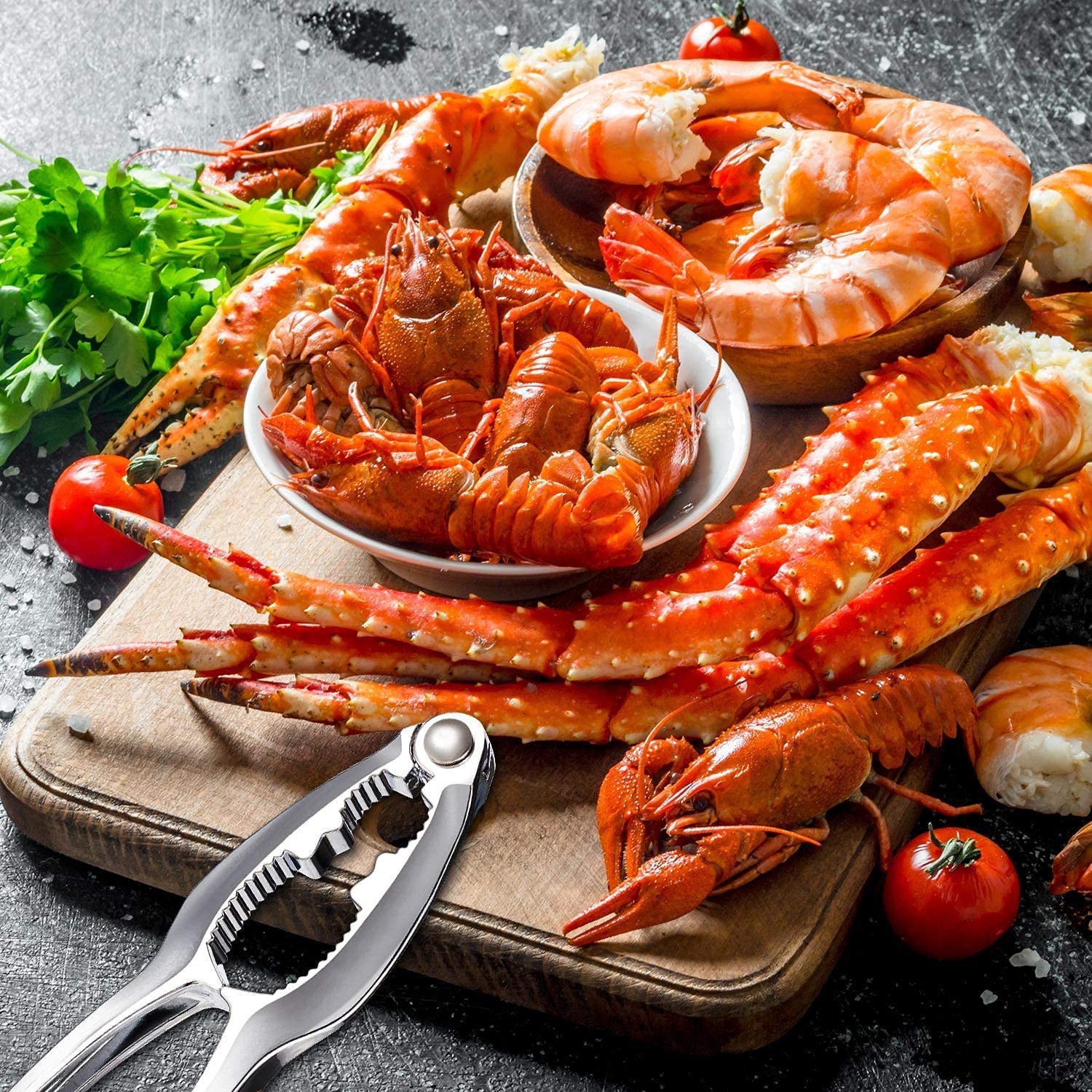 Lot de 12 casse-noix pour les pattes de crabe, les crustacés et les homards