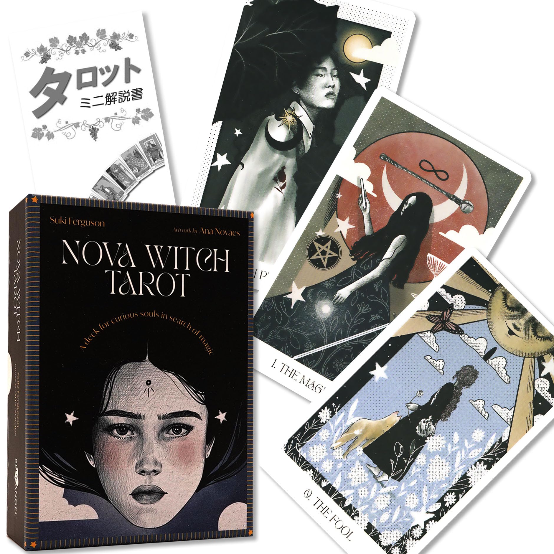 【正規品タロットカード】人気オンラインデッキがついに商品化✨月の魔法のタロット Amazon.co.jp: ノヴァ ウィッチ タロット Nova Witch Tarot