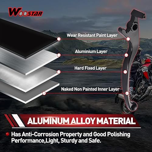 Miniatura 5 de WOOSTAR Palanca de freno de disco hidráulico izquierda para 50cc 70cc 90cc 110cc 125cc china Dirt Bike Pit Bike