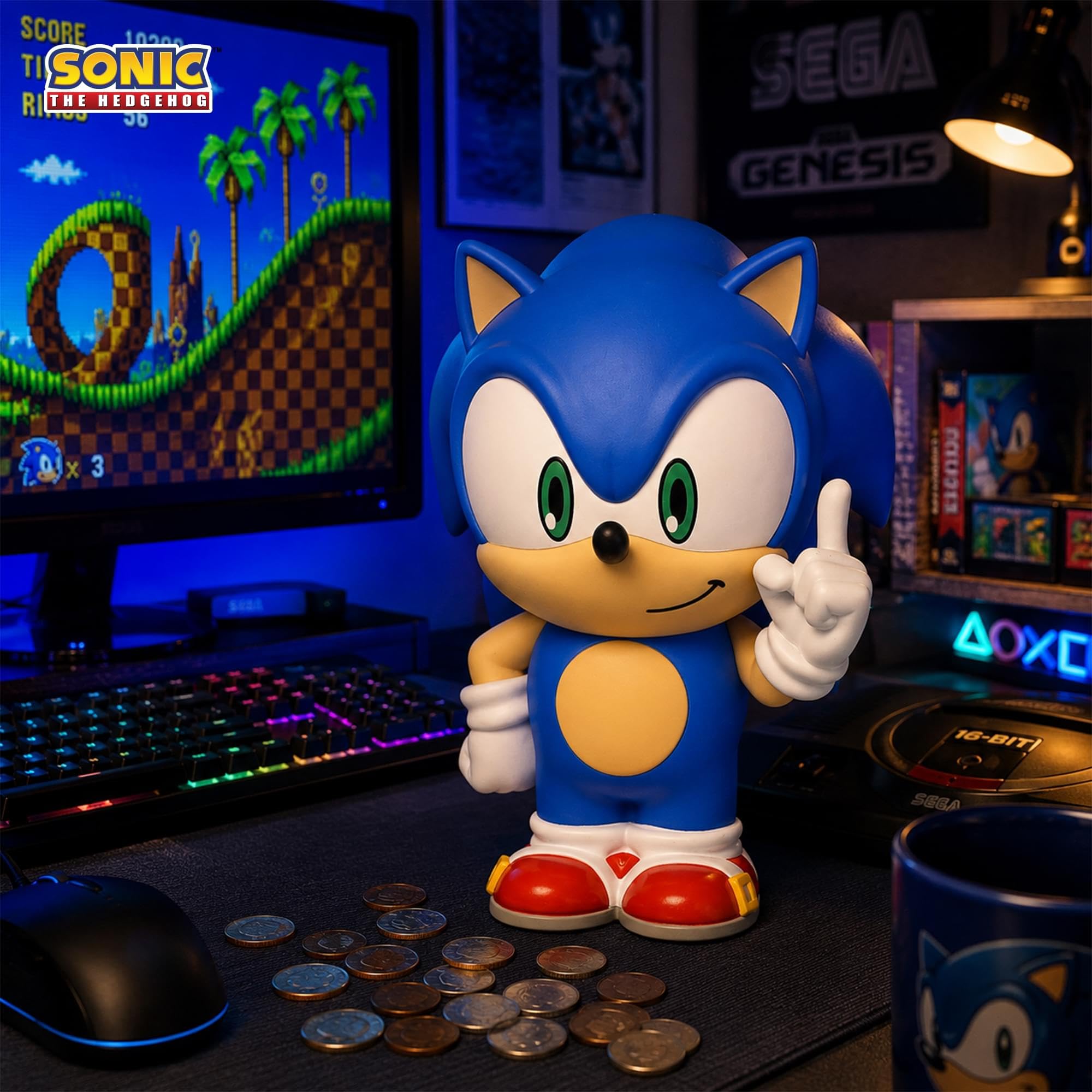 ソニック・ザ・ヘッジホッグ PVC貯金箱 ソニック モノグラム Amazon.co.jp: モノグラム ソニック ザ ヘッジホッグ フィンガー