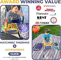Vista 46 de Bento Lunch Box with Stainless Steel Thermo, Matching Insulated Lunch Bag and Ice Pack Set for Girls, Kids, 5 Divided Compartments, Snack Container