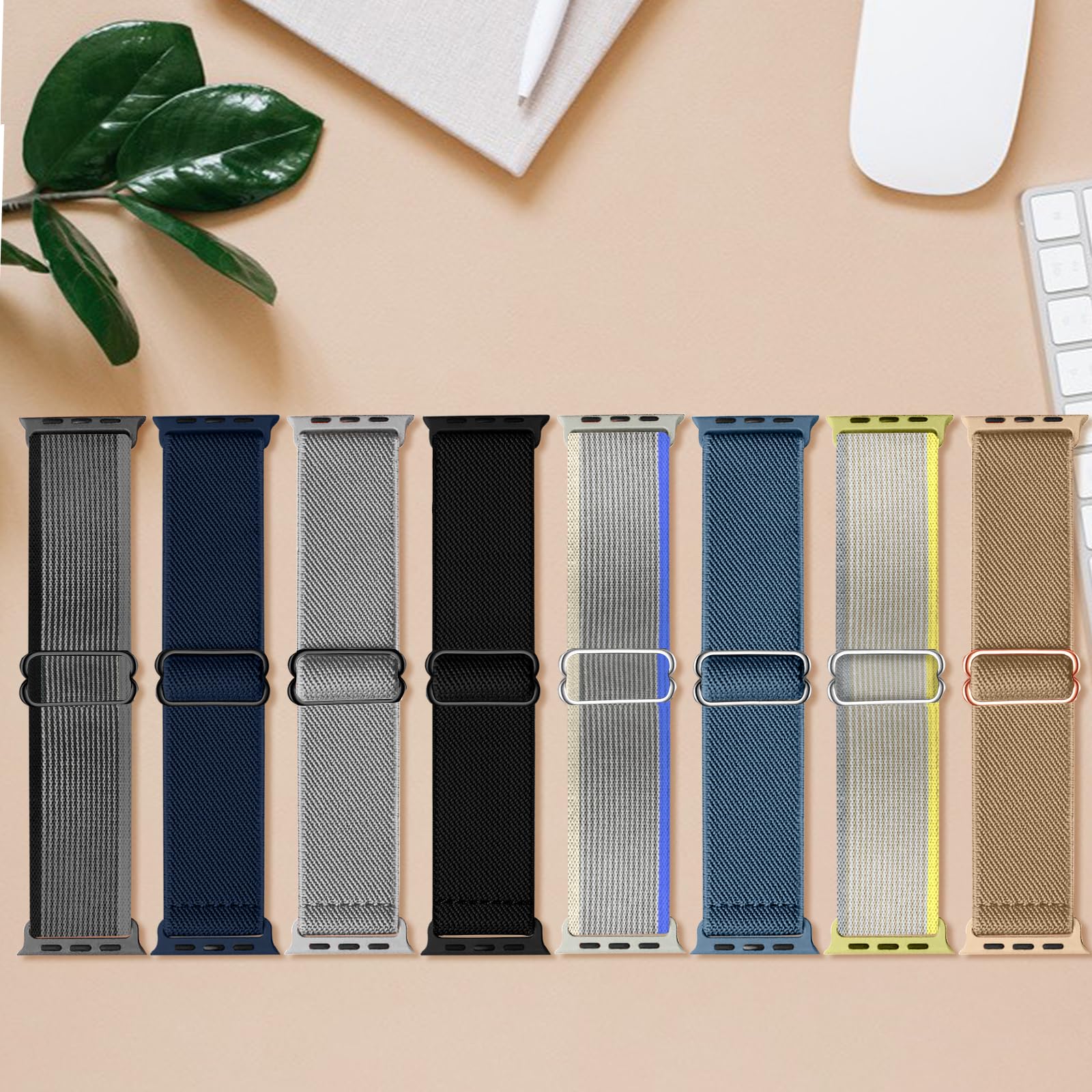 Confezione Da 3 Cinturini Elastici In Nylon Per Fitbit Versa 2, Versa, Versa Lite E SE – Taglia Unica Regolabile (140-250 Mm), Morbidi E Sportivi