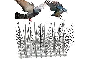 Effective Pigeon Deterrent: Prevent Unwanted Guests with Sturdy and Humane Pigeon Spikes with Adhesive