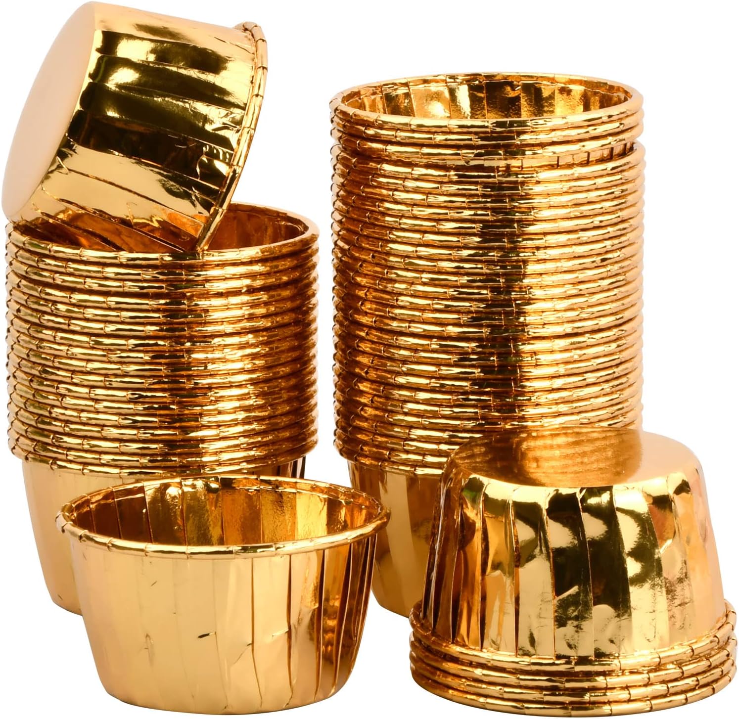 Pack of 50 Paper Cake Moulds, Cupcake Moulds, Paper Cases for Muffins