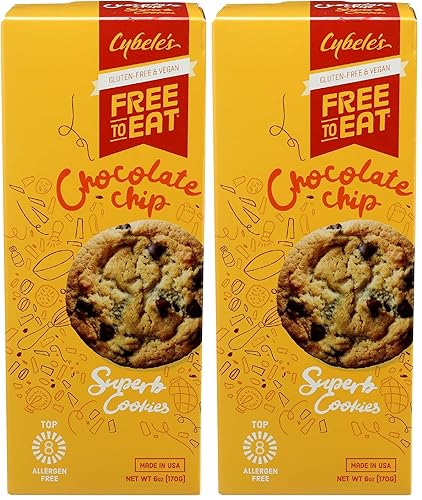 Miniatura 2 de FREE TO EAT CYBELES COOKIE CHOC CHIP 108504000400 chips de chocolate 6 onzas