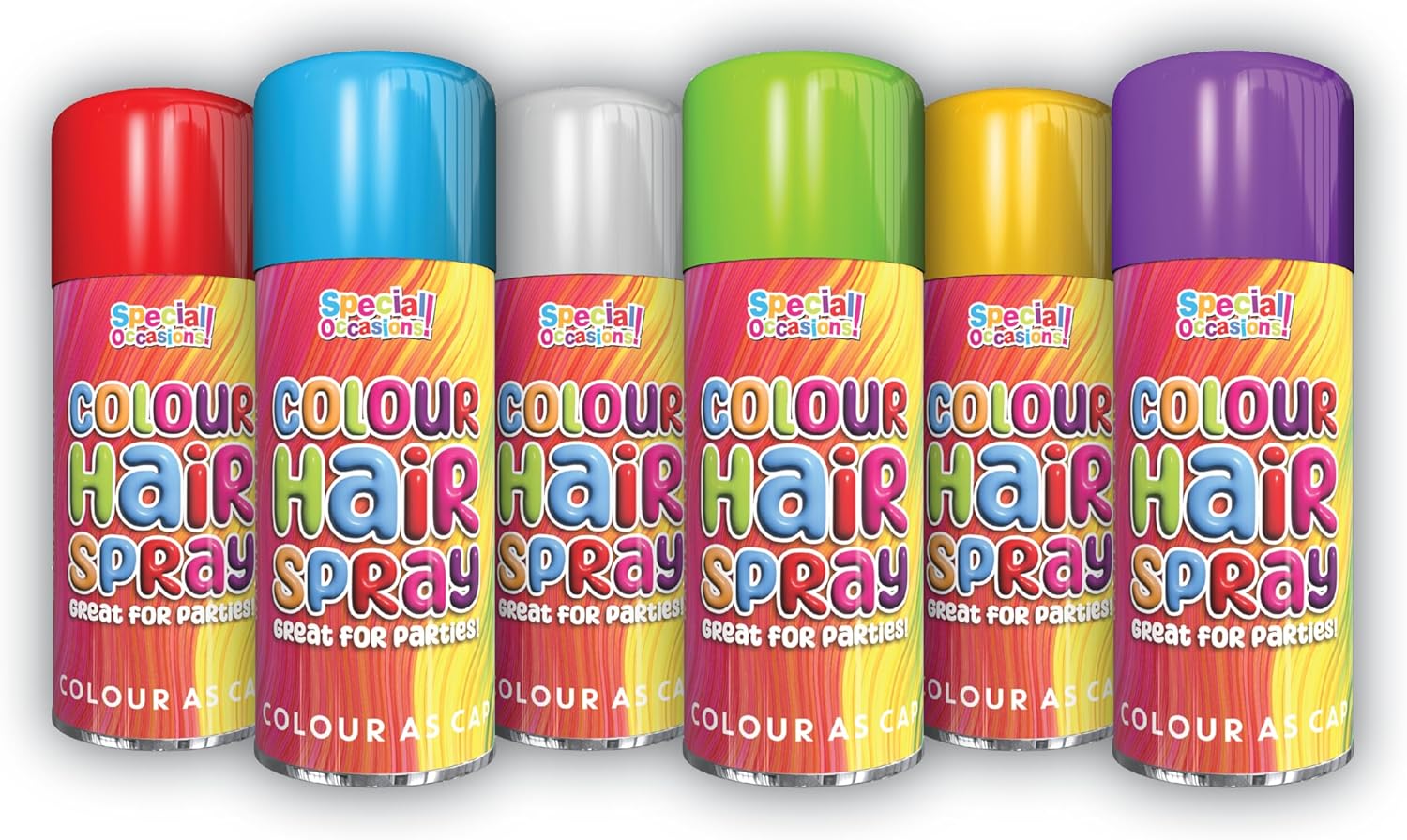 Temporary Colour Hair Spray Wash Out Party Fancy Dress Up Hairspray 200ml Can – Silver Temporary Colour Hair Spray Wash Out Party Fancy Dress Up Hairspray 200ml Can – Silver