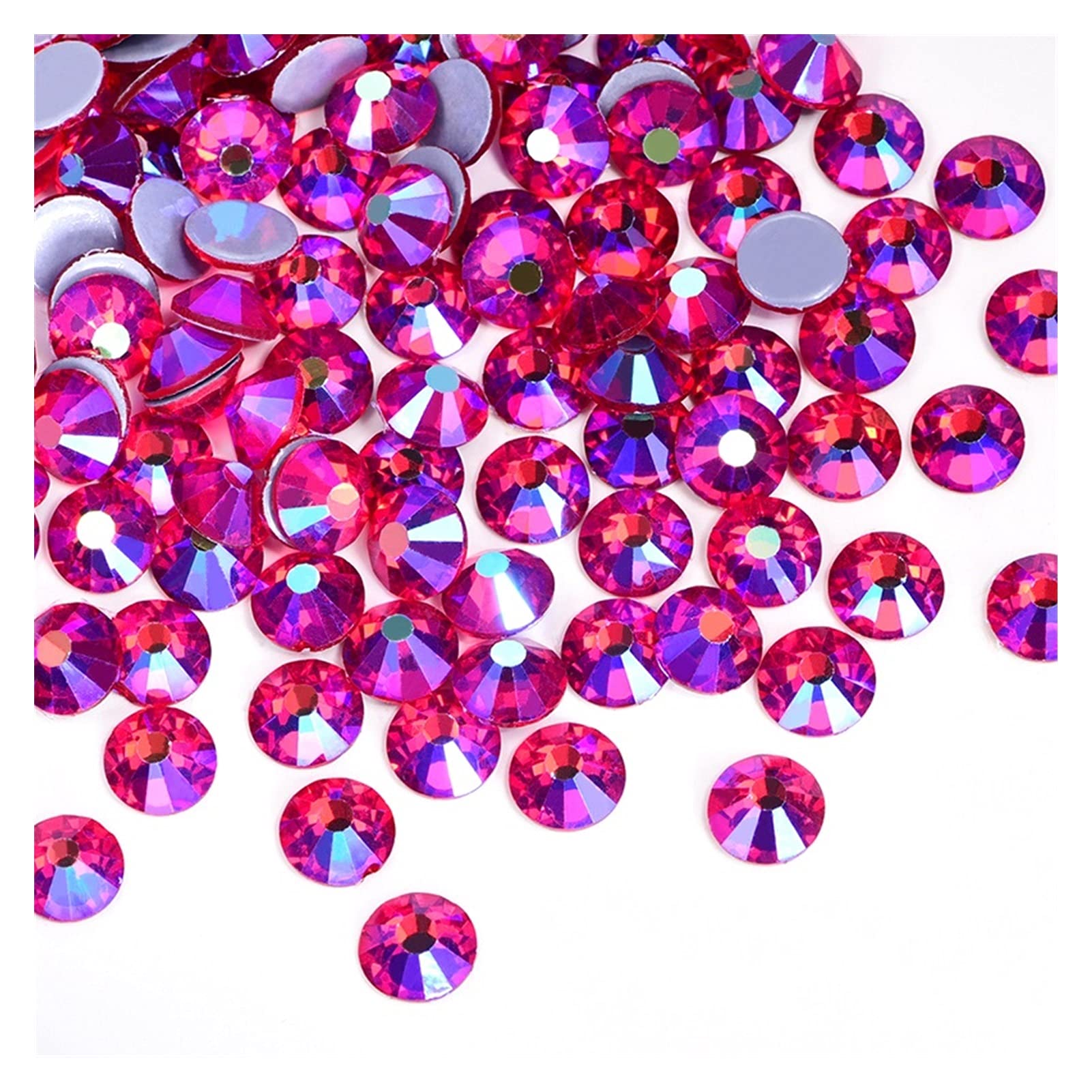 HOTFIX Strass Fer à Repasser sur Strass Haute qualité Chaud Fix Strass Strass Verre Cristal AB DIY Vêtements (Color : 0007, Size : SS10-1440pcs