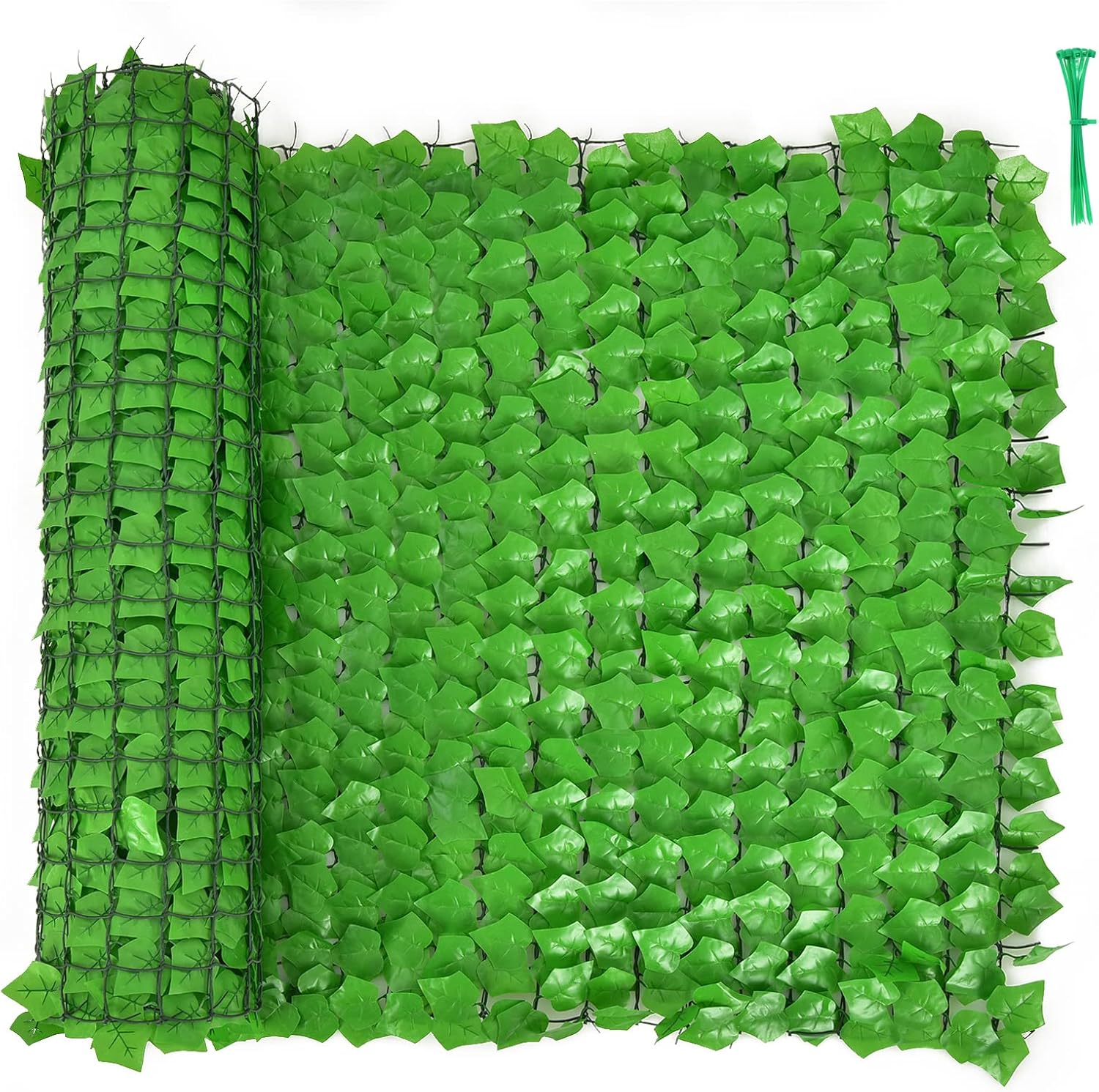 Giantex Artificial Ivy Privacy Fence Screen, 118" x 39.4