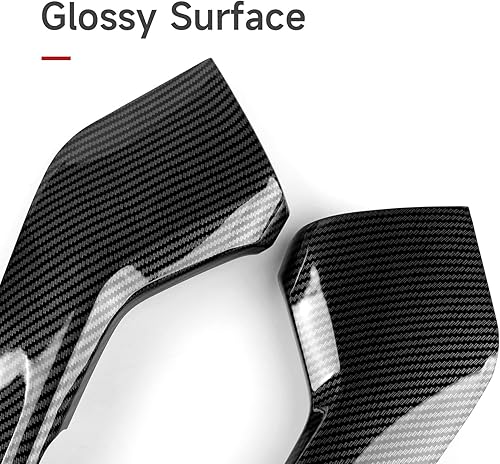 Miniatura 129 de Car Central Armrest Box Cover Decals for 2022 2023 2024 2025 Honda Civic 11th Gen Accessories ABS Carbon Fiber Interior Stickers