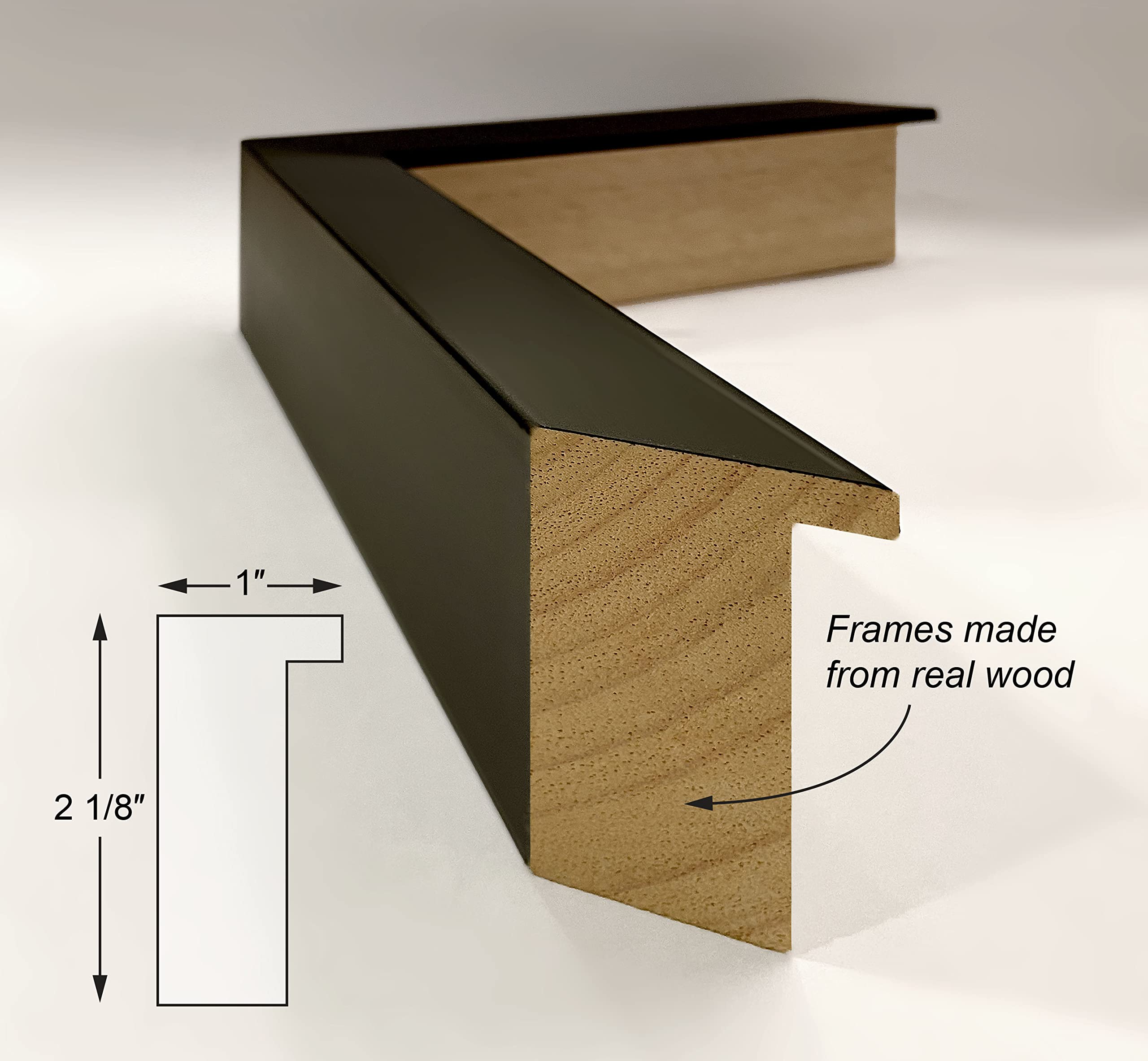 Masters Hole-in-One Golf Display Case Frame, 5 Components for Ball, Scorecard, Photo, Printed Graphic Info Insert & Golf Flag