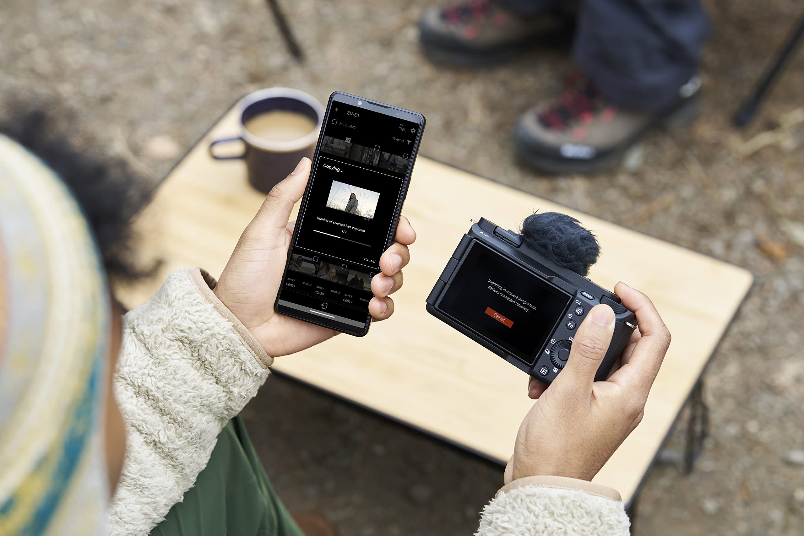 Sony ZV-E1 | Appareil vlog Hybride Pro - Plein Format à optiques interchangeables - 4K 60p, 12,2 mégapixels - système numérique de stabilisation à 5 Axes