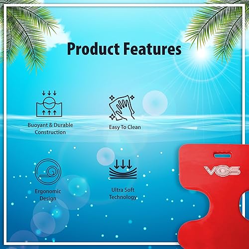 Vista 25 de VOS Oasis - Flotadores de sillín sólidos para agua, ultra flotantes, cómodos asientos flotantes