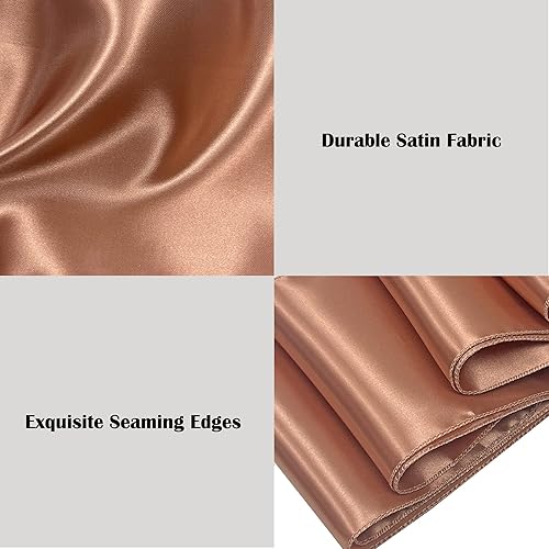 Vista 35 de Bandas de satén para silla, lazos para silla, 12 lazos para silla, bandas traseras para bodas, fiestas, eventos, banquetes, decoración de fundas