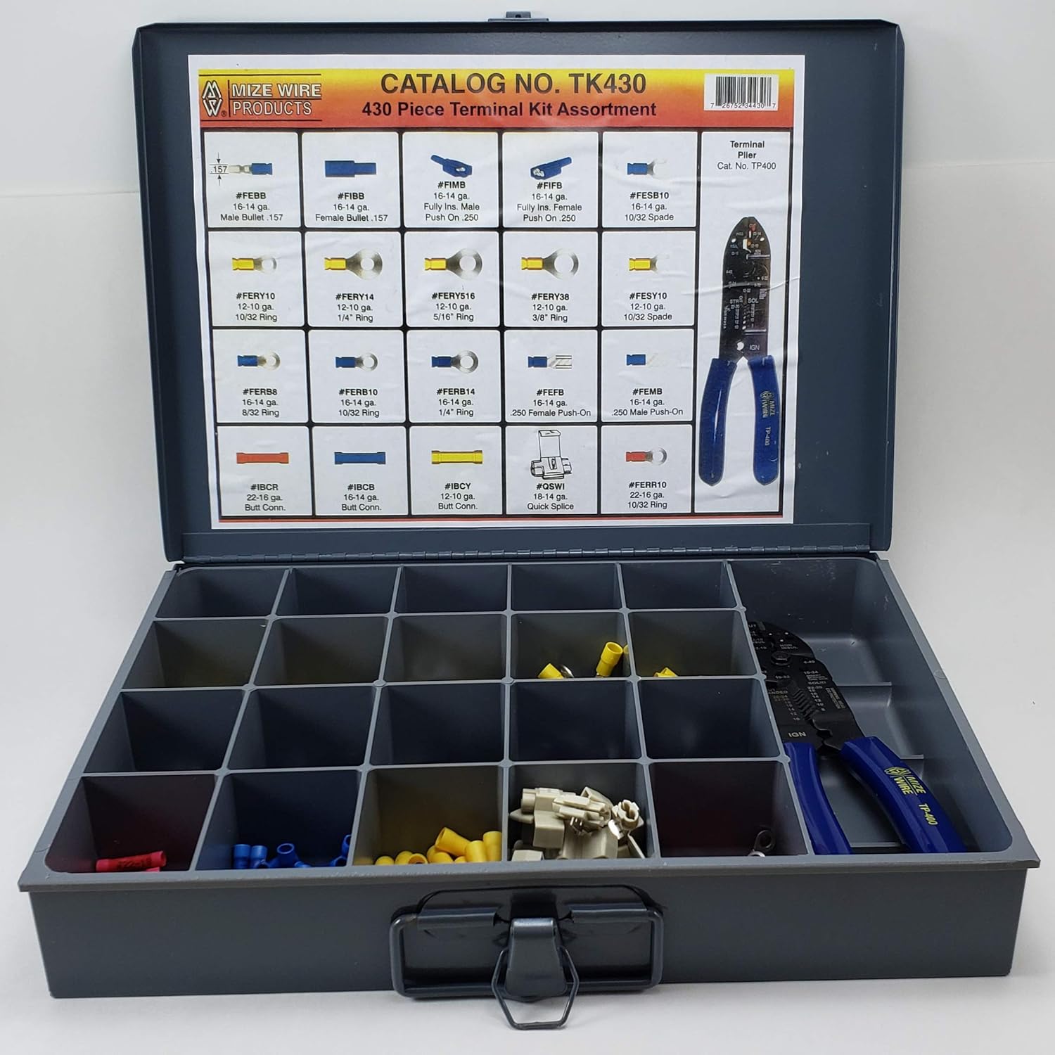 Mize Wire 430 Pc Master Terminal Kit, TK430