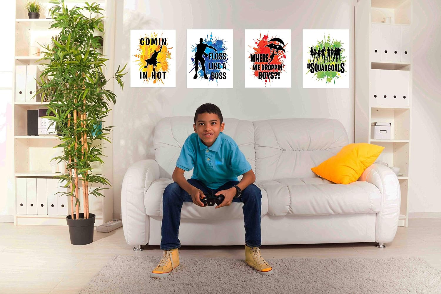 Gaming Dances Wall Art Print. Name that dance with this video game poster (Set of 4 8" x 10")