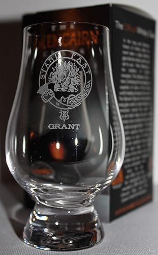 GLENCAIRN CLAN GRANT MARCA WHISKY GLASS EN CARTÓN DE REGALO