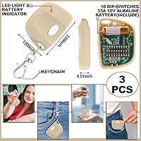 Vista 2 de Kingdder 3 piezas de apertura de puerta a distancia compatible con multicódigo 300 mhz 10 interruptor de inmersión 3089 3060 3070 Abridor de puerta