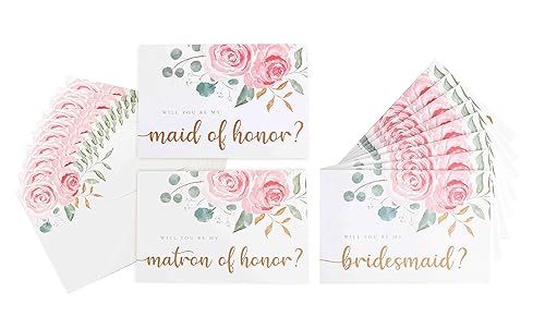 GSM Brands Bridesmaid Proposal Cards with Maid and Matron of