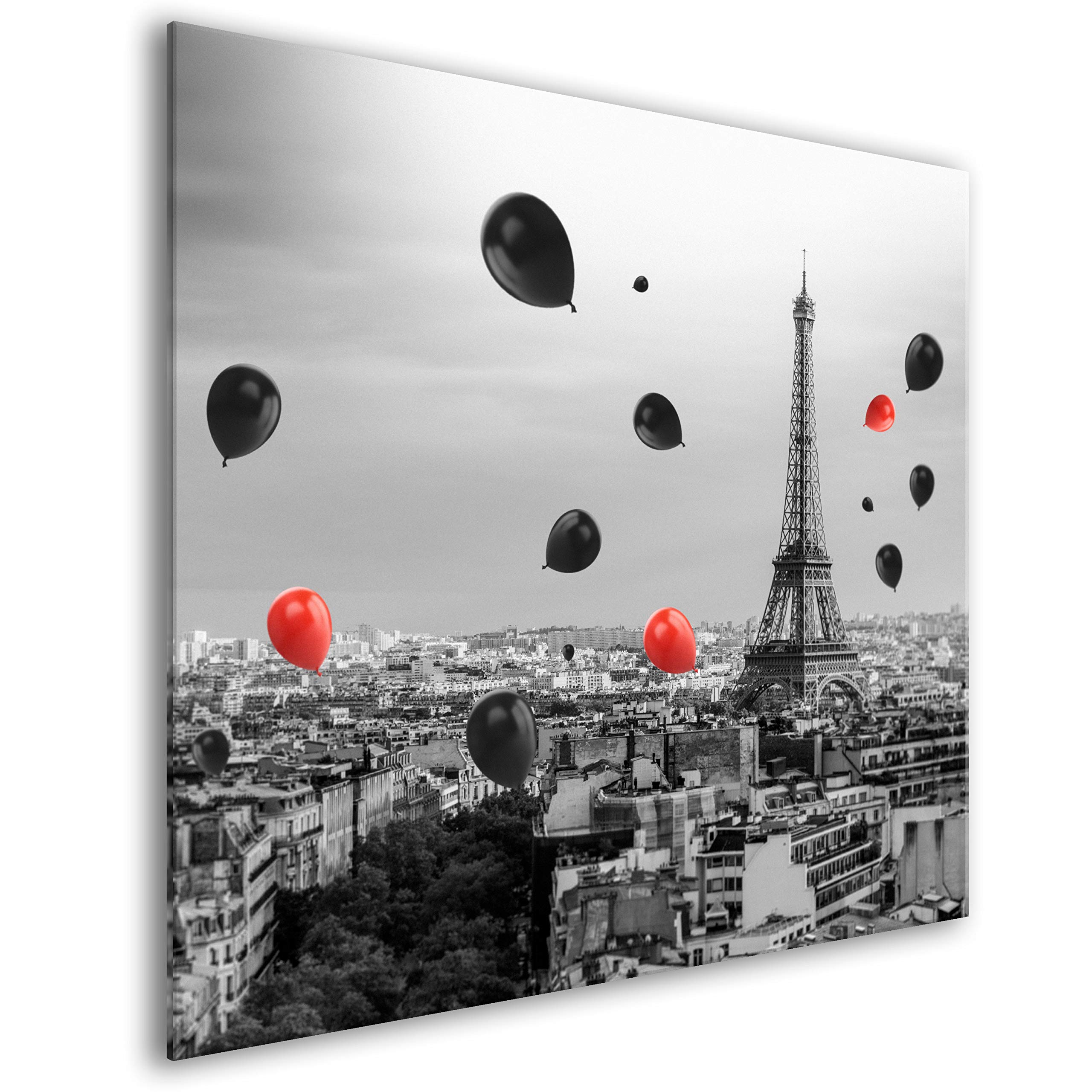 murando - Pannello Paraschizzi Cucina in Vetro Temperato Parigi 80x80