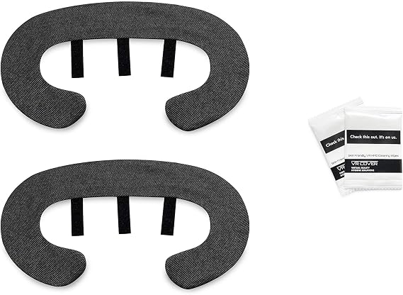 VR Cover for HTC Vive - Washable Hygienic Cotton Cover (2 pcs) (New Version)