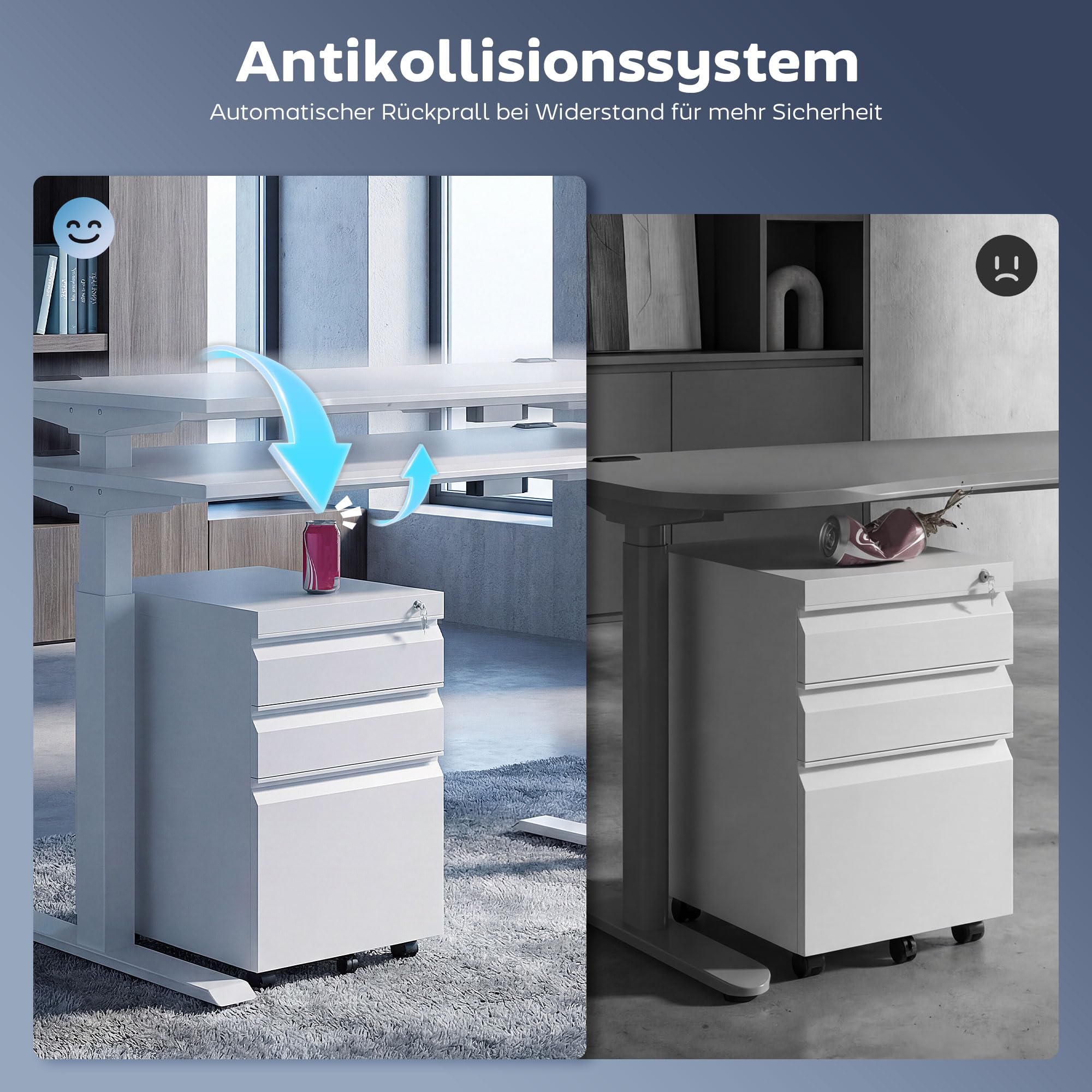 HOMCOM Support de Bureau électrique réglable en Hauteur avec 2 Moteurs et Fonction mémoire - Cadre de Table réglable en Largeur - Charge maximale : 100 kg avec Moins de Bruit - Protection Contre Les