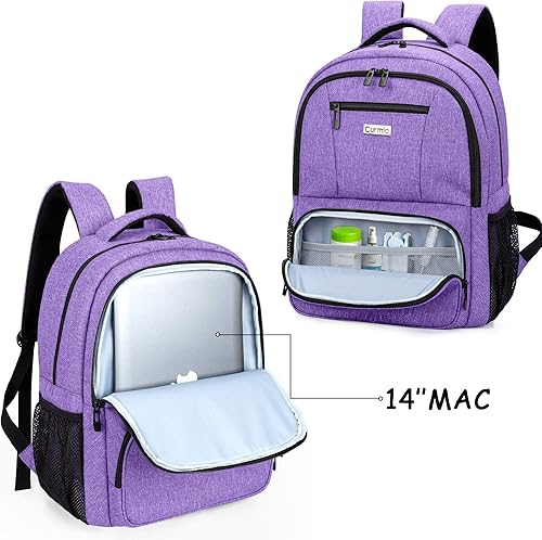 Miniatura 3 de CURMIO Mochila de viaje compatible con ResMed Air Sense9, Air Sense10 y bolsa de transporte de viaje pequeña compatible con máquina y accesorios