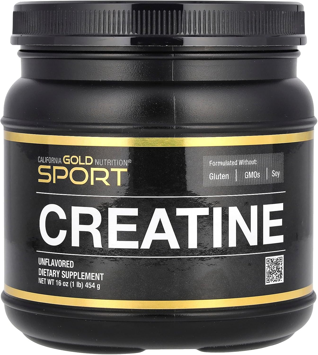 California Gold Nutrition, Creatine Powder, Micronized, Muscle and Strength Support, Creatine Monohydrate, No Gluten, No GMOs, No Soy, Unflavored, 16