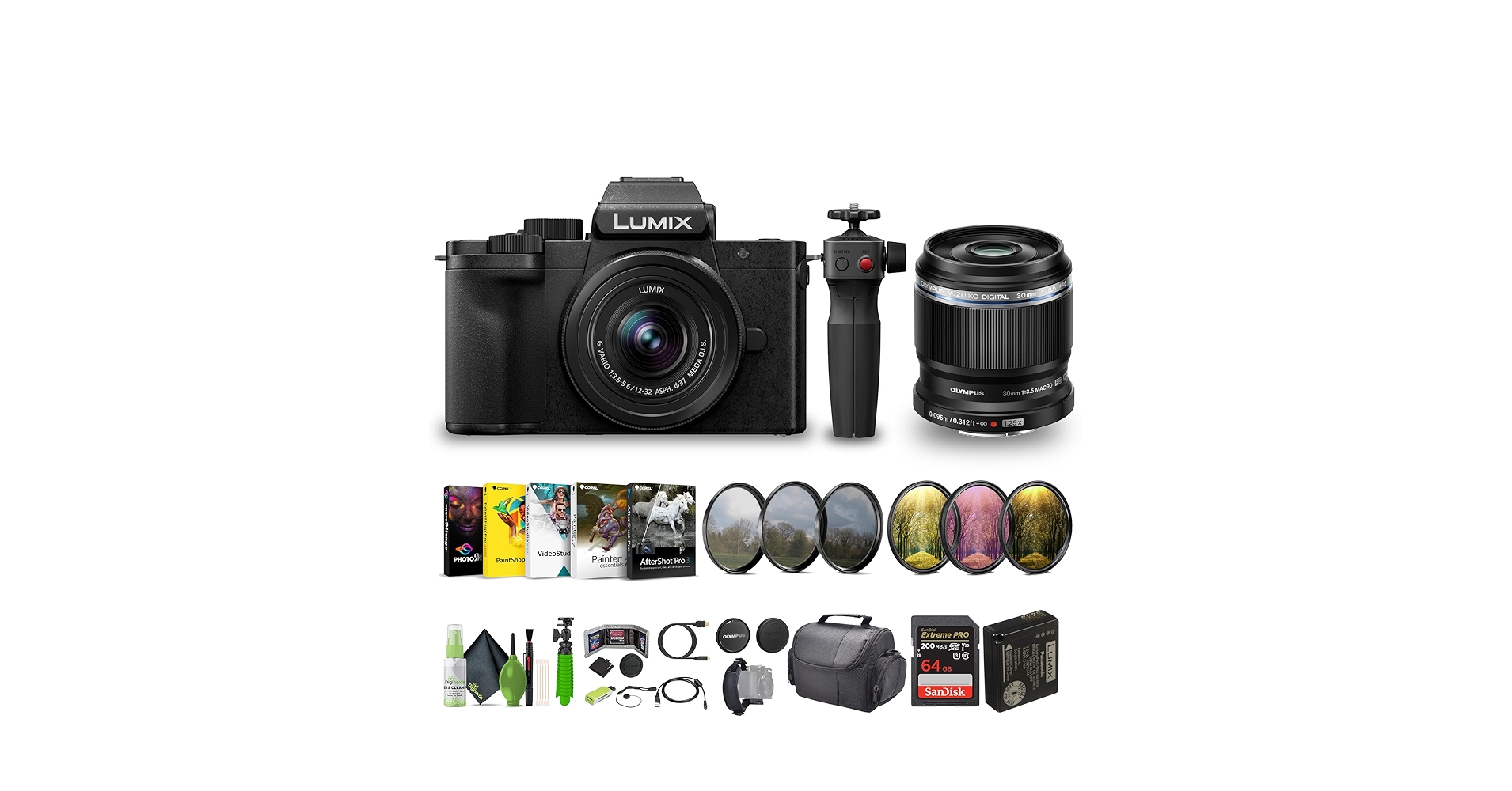 Amazon.com : Panasonic Lumix G100D 4K Mirrorless Vlogging Camera