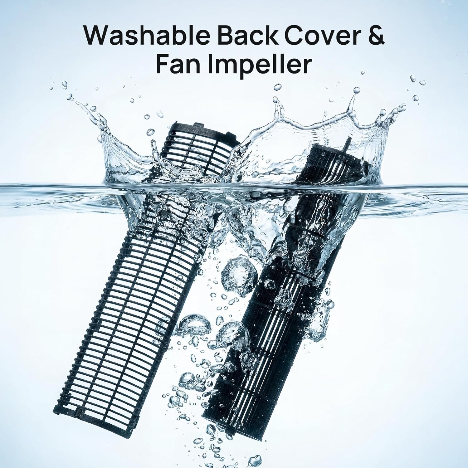 ZAFRO Tower Fan for Bedroom, 39dB Quiet Floor Fan with 6 Speeds, 4 Modes, Remote, 90° Oscillation & 12H Timer 37" Standing Fan for Home, Living Room & Office, Black