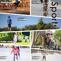 Cască pentru copii Glerc pentru bicicletă, skateboard, trotinetă, cu circumferință reglabilă, disponibilă în mai multe culori, pentru băieți și fete 6