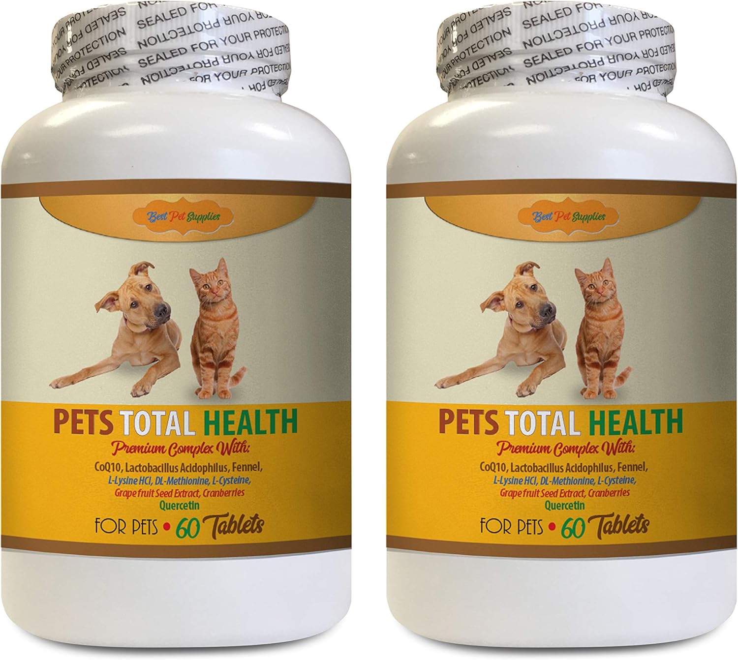 BEST PET SUPPLIES LLC cat Itch Remedies Pets Premium Total Health Dogs and Cats