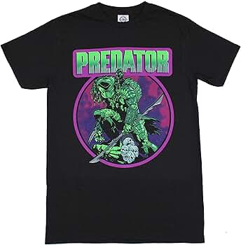 Amazon.com: Changes Predator Mens T-Shirt - Neon Green and