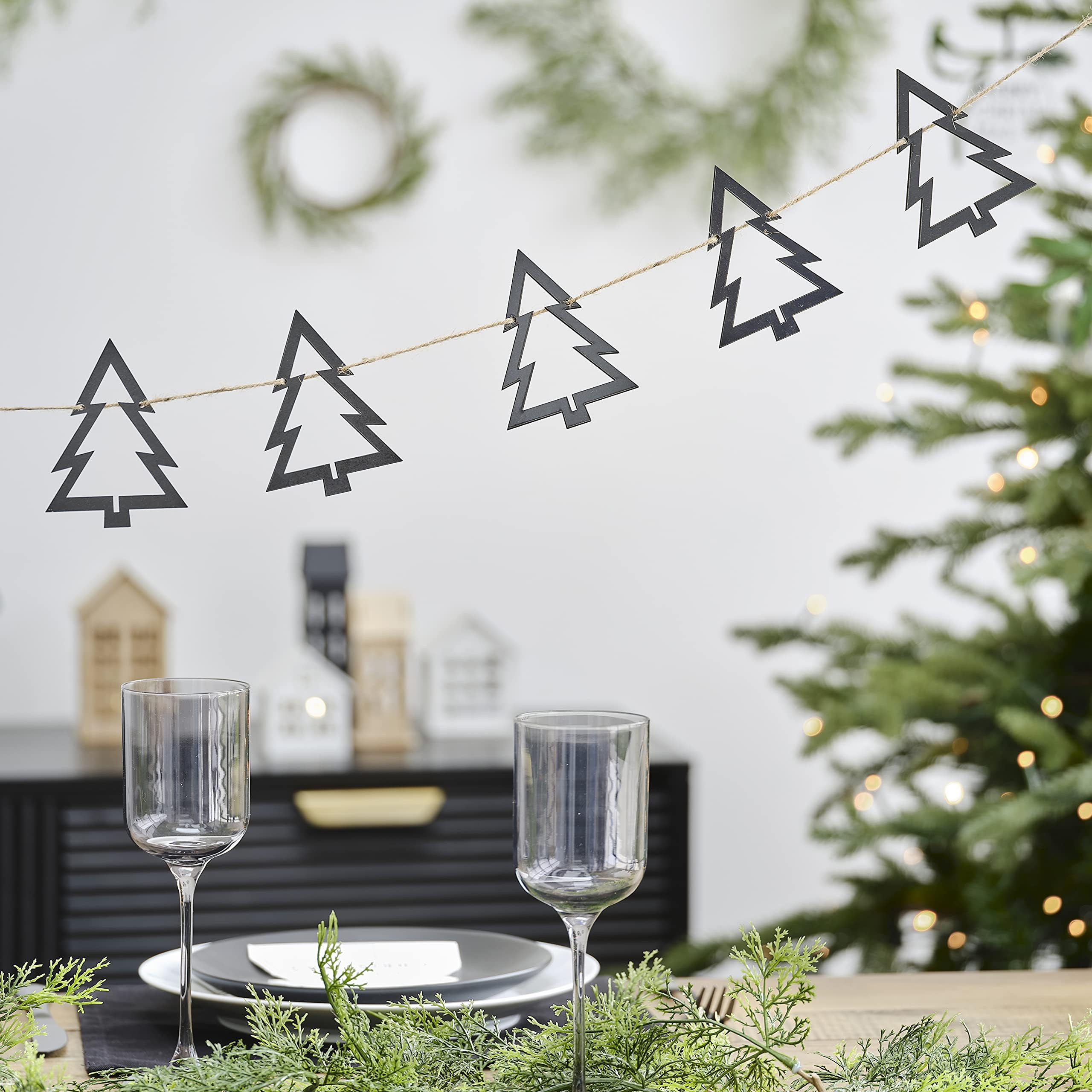 Ginger RayBlack Wooden Tree Bunting