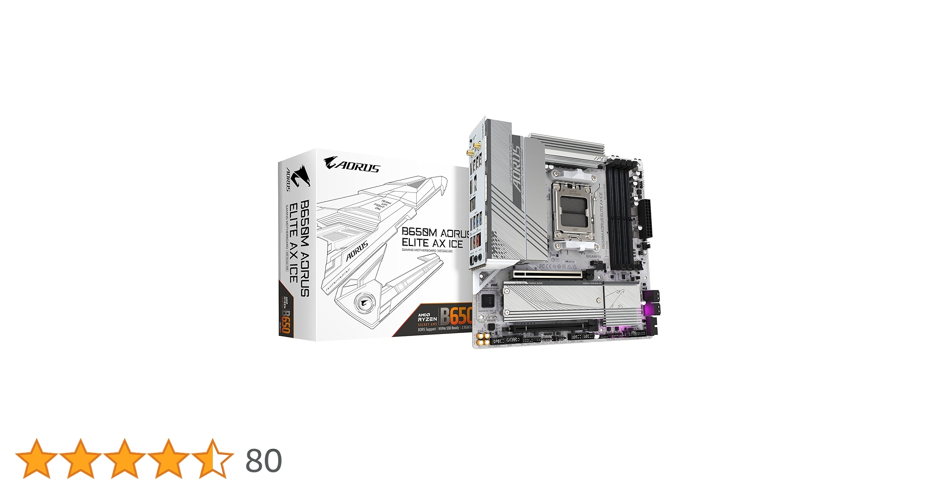 【新品・動作確認済み】B650M AORUS ELITE AX ICE 81MAK6A04DL.jpg_BO30,255,255,