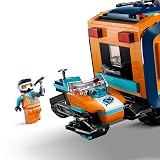 LEGO City Ciężarówka z laboratorium arktycznej odkrywczyni 60471 | Ciężarówka dla dzieci, duży zestaw klocków konstrukcy