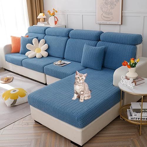 Fundas para sofá, fundas universales mágicas para sofá, fundas elásticas para sofá en forma de L para sofá seccional, funda para sofá de 3 cojines,