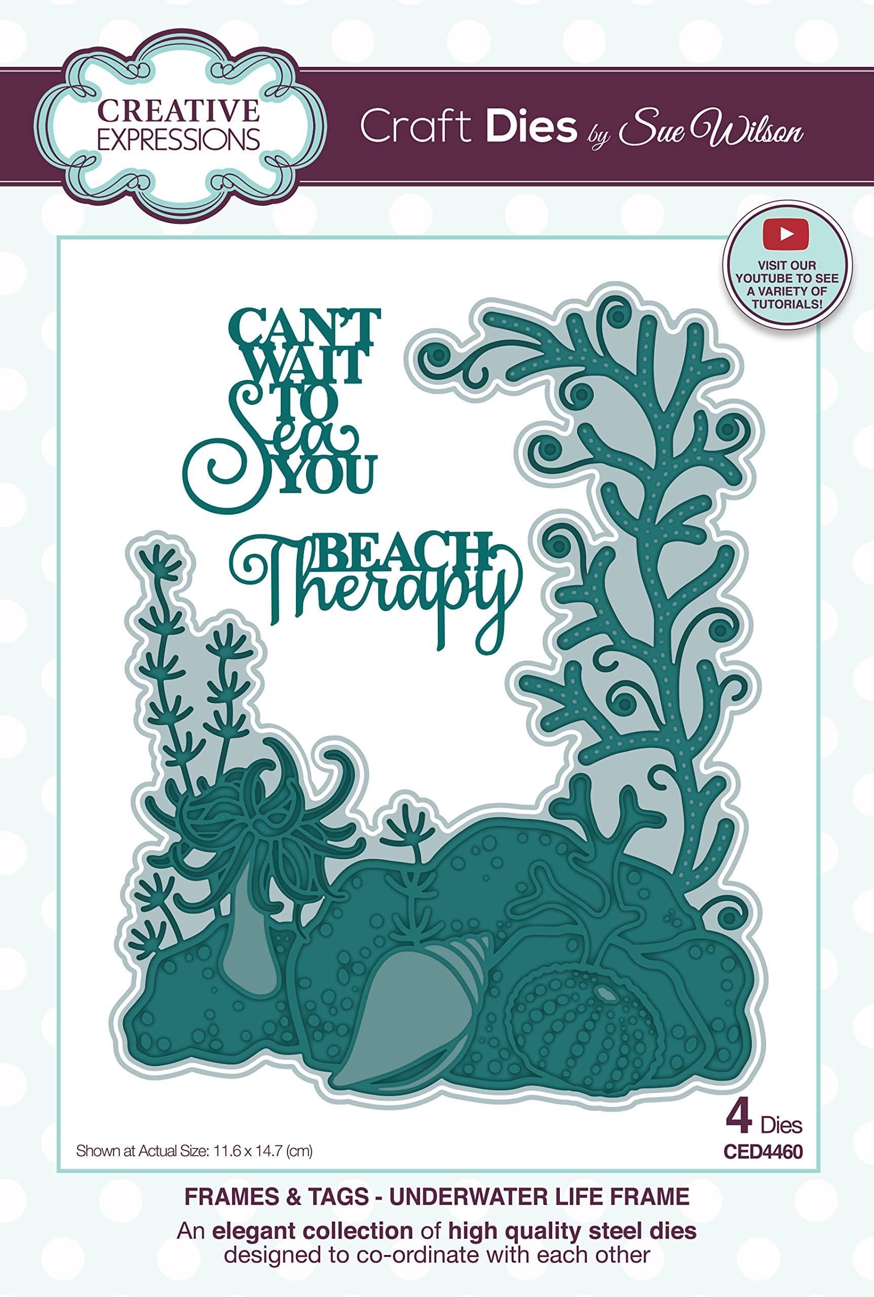 CREATIVE EXPRESSIONS Craft Dies, Underwater Life Frame