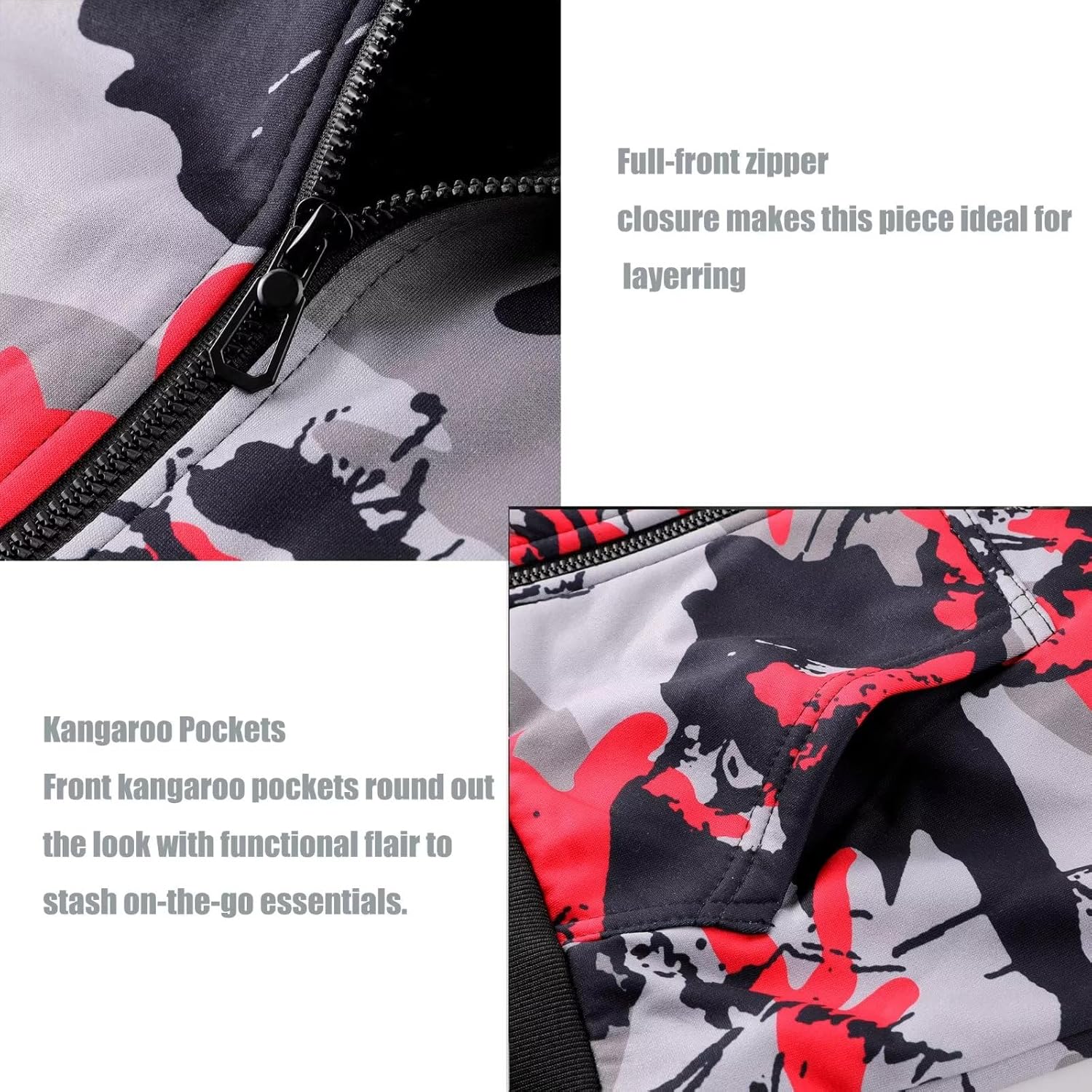 OHSNMAKSL Boys Fleece Jacket Kids Winter coat Girls Sherpa Lined Zip Up Hoodie Warm Sweatshirt School Hooded Outerwear - Image 6