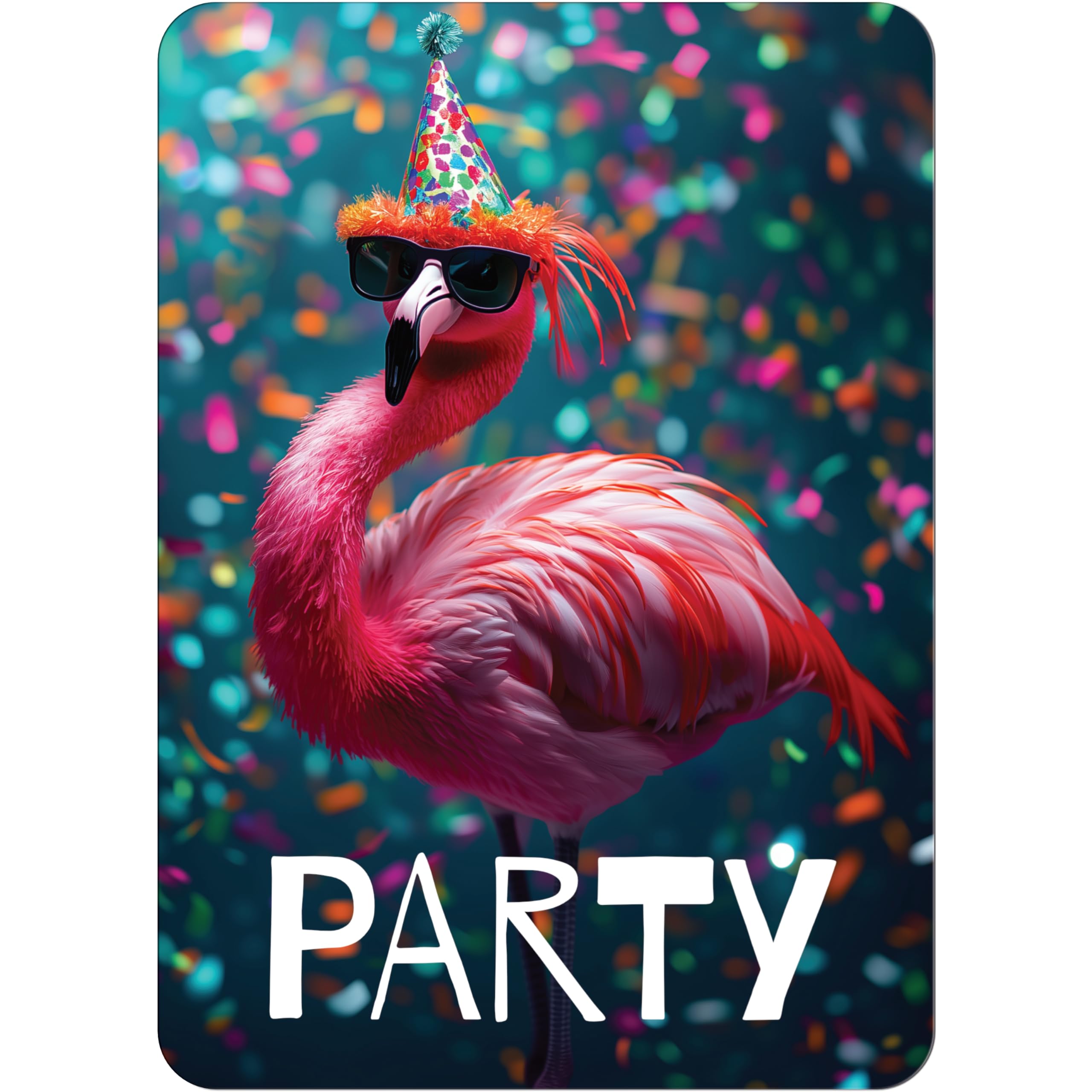 PACKLIST® Birthday Invitation Cards – 12x Flamingo Invitation Cards for Your Party – Fun Card for Kids' Birthdays, Themed Parties, and Unforgettable Special Occasions!
