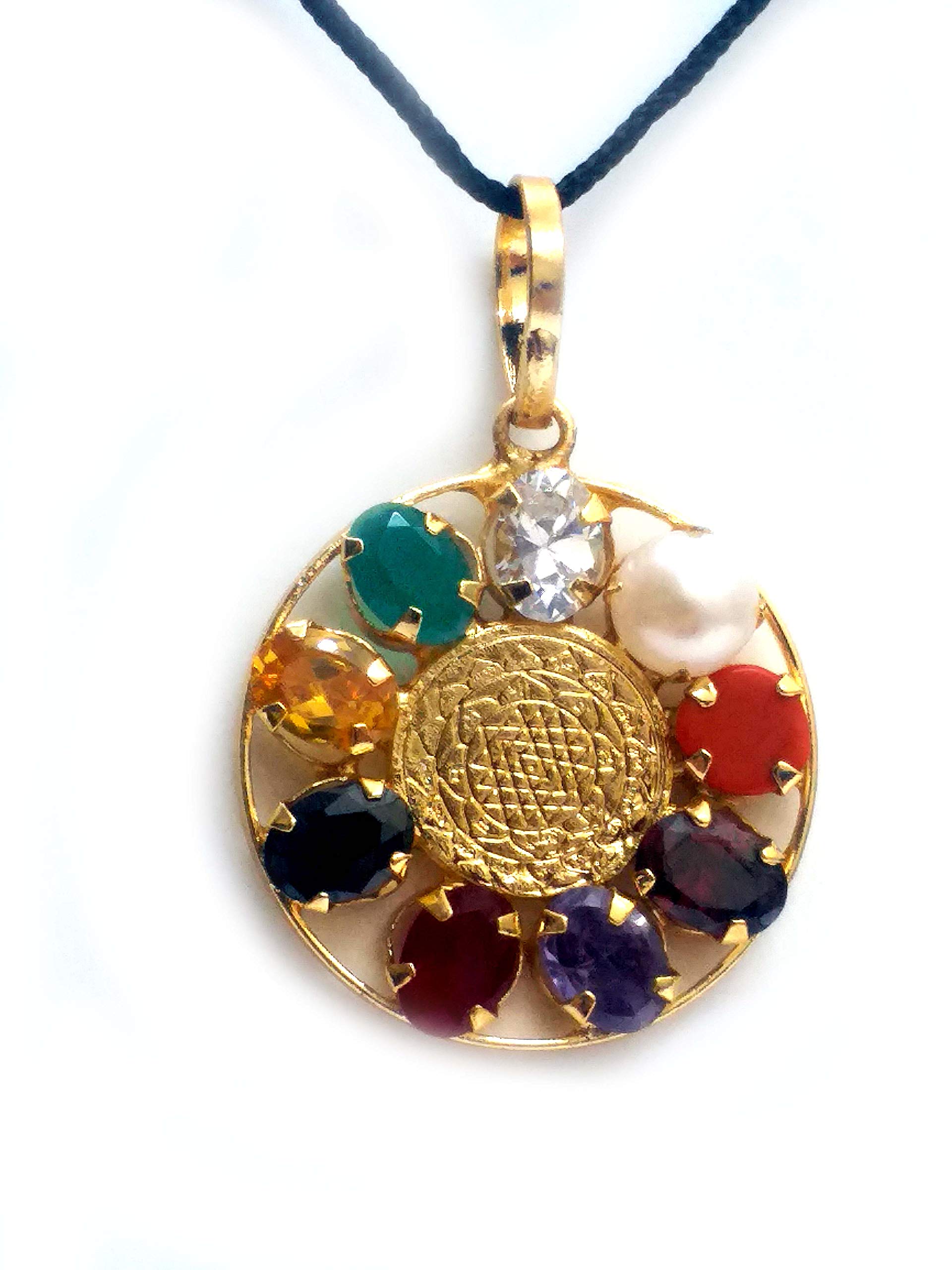 Auspicious Shri Laxmi Yantra Ashtadhatu Pendant For Men And Women-image-32