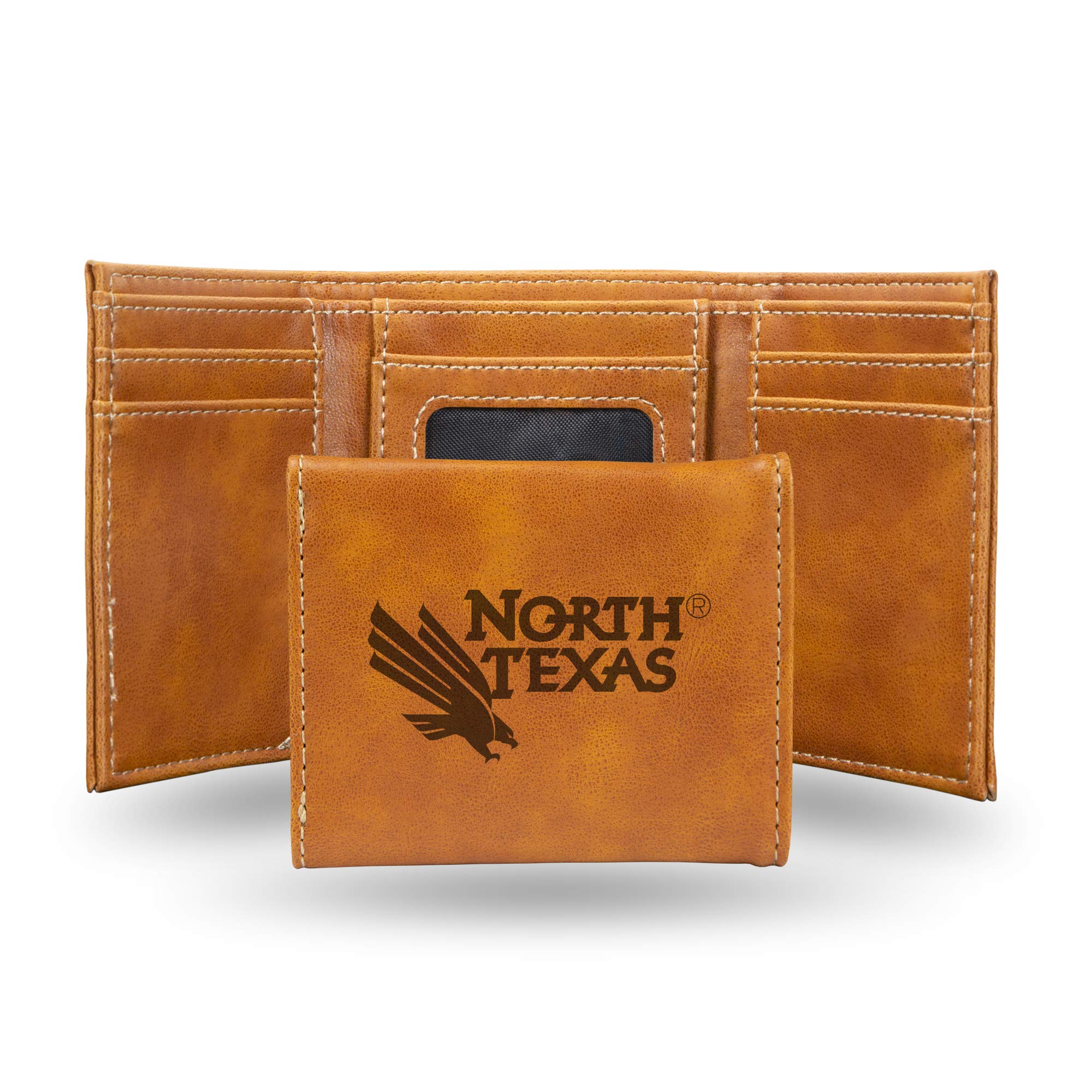 Rico Industries NCAA Laser Engraved Trifold Laser Engraved Tri-Fold Wallet - Men's Accessory