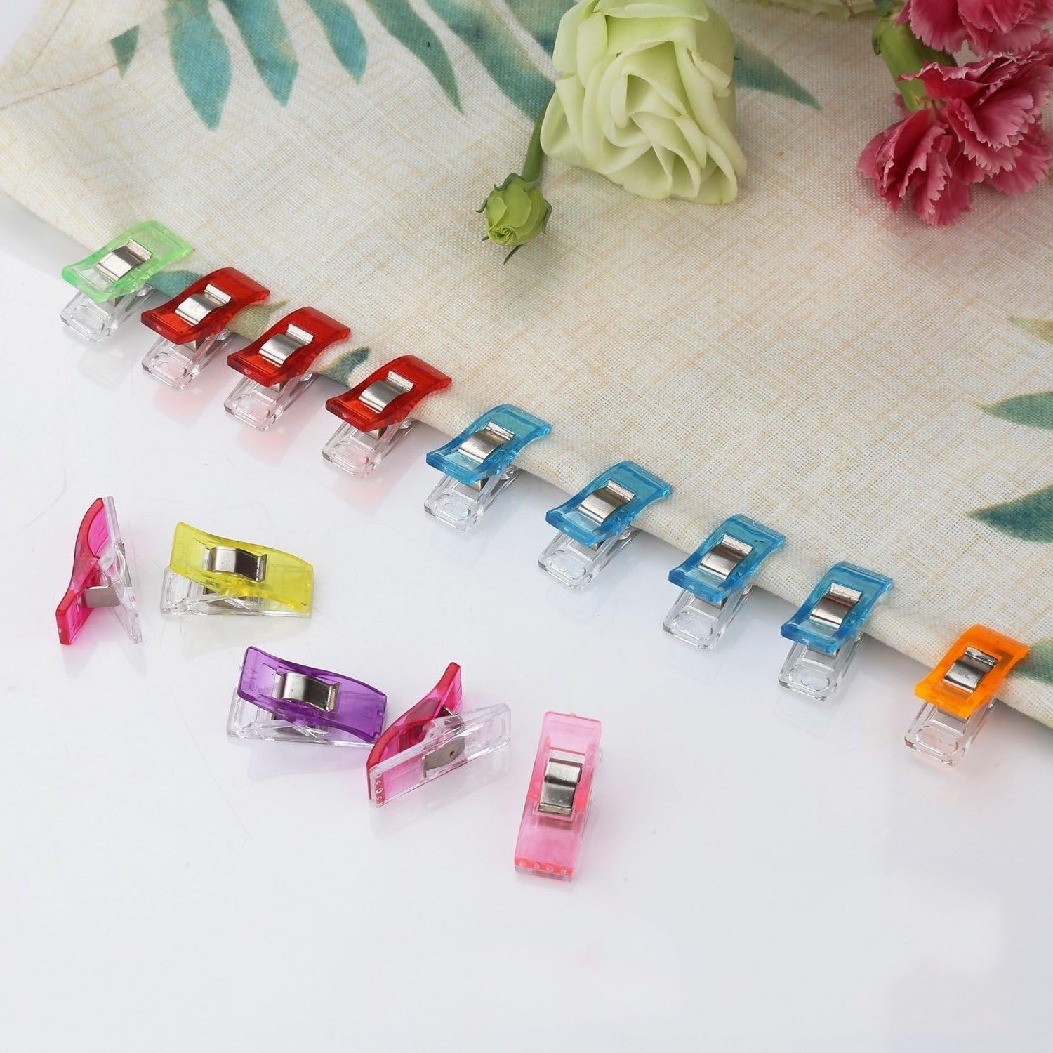 Flash Deals - 50% OFF Sewing Clips for Crafting, Quilting with Tin Box 100PCS