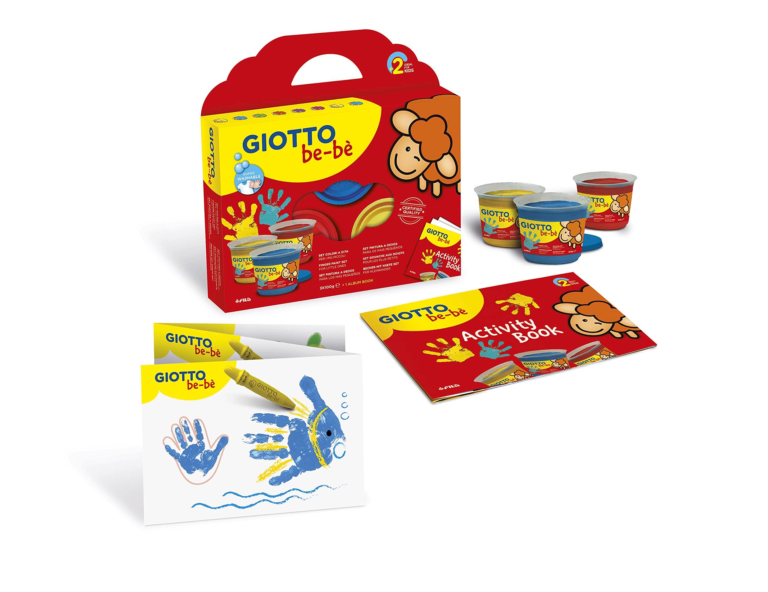 Estojo Pintura Giotto be-bé 4607-00 Pintura a Dedos [Ref.: 53316 Estojo Pintura Giotto be-bé 4607-00 Pintura a Dedos [Ref.: 53316