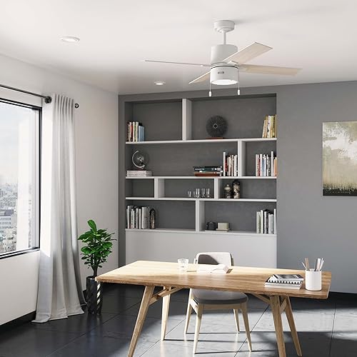 Miniatura 10 de Hunter Fan Company 51744 Beck - Ventilador de techo, 52, blanco fresco
