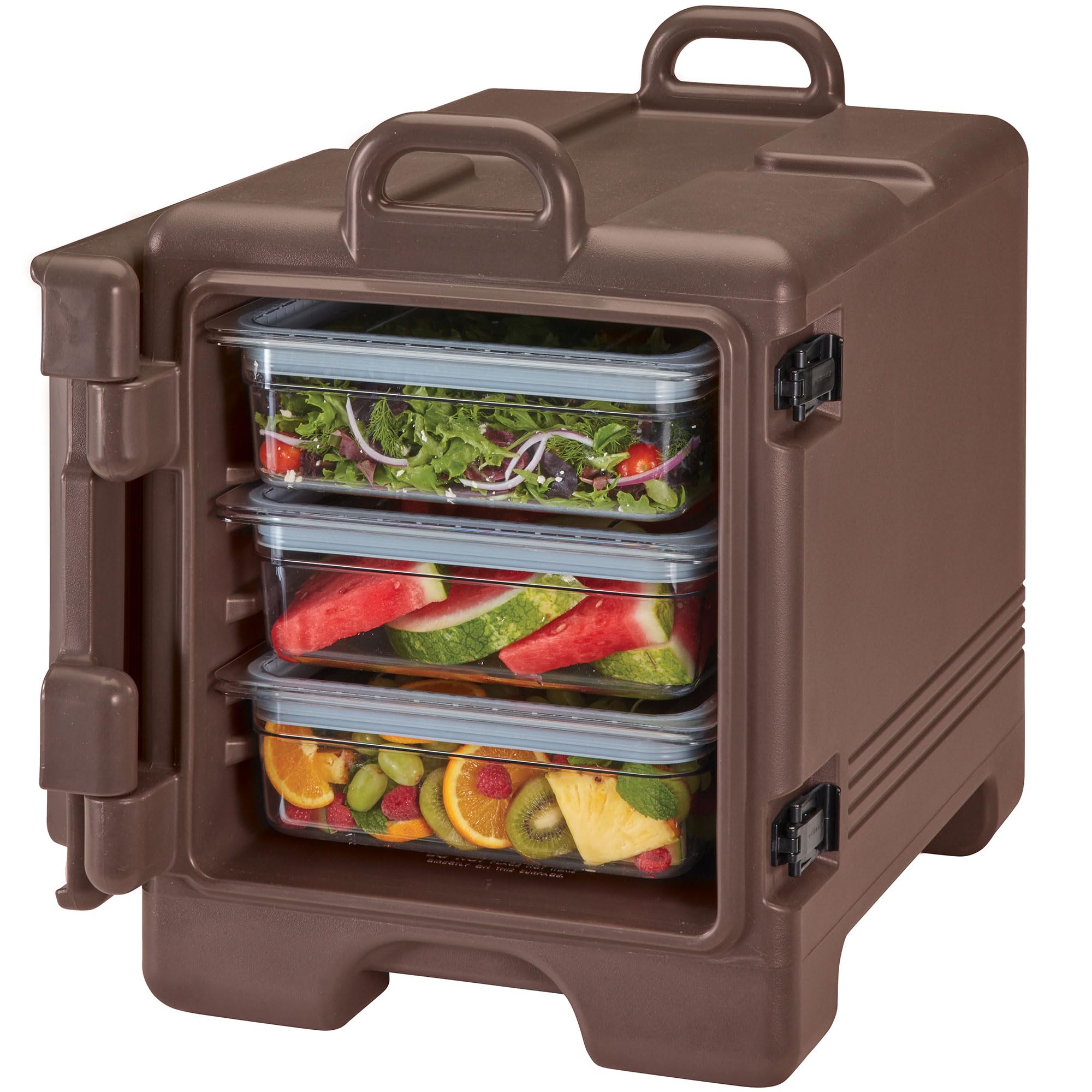 Cambro Insulated Food Pan Carrier - Hotbox and Food Warmer for Catering & Transport - Front Load UPC300 Series (Brown)